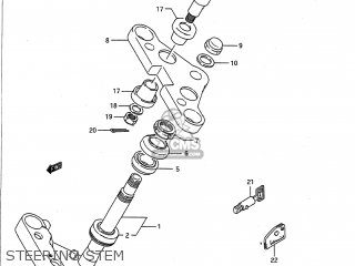 STEERING STEM - VS700GLP INTRUDER 1990 (L) USA (E03)
