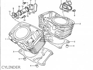 CYLINDER - VS700GLP INTRUDER 1991 (M) USA (E03)