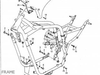 FRAME - VS700GLP INTRUDER 1991 (M) USA (E03)