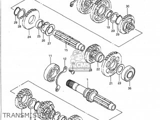 TRANSMISSION - VS700GLP INTRUDER 1991 (M) USA (E03)