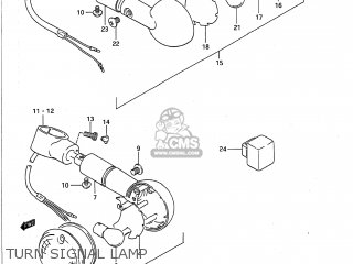 TURN SIGNAL LAMP - VS700GLP INTRUDER 1991 (M) USA (E03)