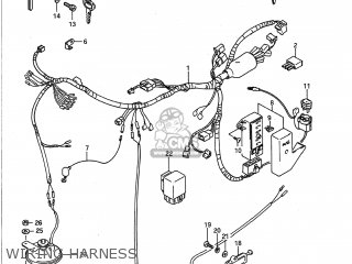 WIRING HARNESS - VS700GLP INTRUDER 1991 (M) USA (E03)