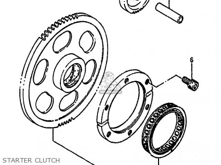 STARTER CLUTCH - VS750GLEF 1987 (H) (E02)