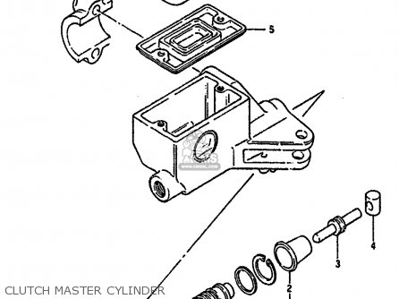 CLUTCH MASTER CYLINDER - VS750GLF 1988 (J) (E04 E18 E22 E34 E75 E77)