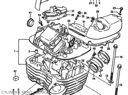 Suzuki VS750GLF 1991 (M) GENERAL EXPORT (E01) parts lists and schematics