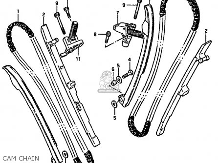 CAM CHAIN - VS750GLP 1986 (G) (E02 E04 E15 E16 E17 E18 E21 E22 E25 E34 E39)
