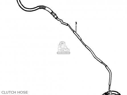 CLUTCH HOSE - VS750GLP 1988 (J) (E04 18 E22 E34 E75 E77)