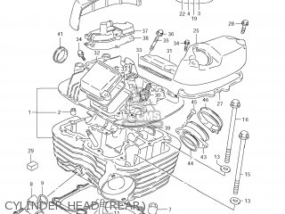 Suzuki VS800 BOULEVARD S50 2007 (K7) CALIFORNIA (E33) parts lists and ...