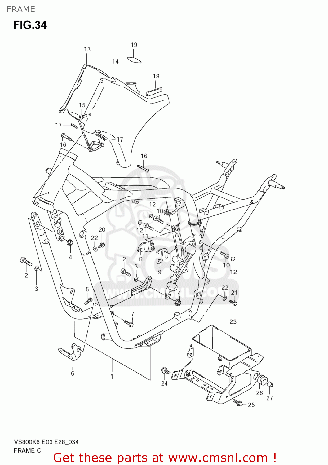 FRAME VS800 BOULEVARD S50 2007 (K7) CALIFORNIA (E33)