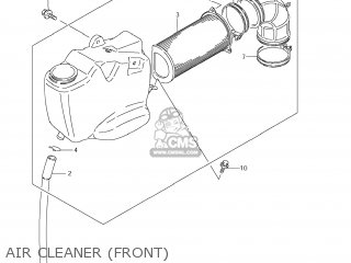 AIR CLEANER (FRONT) - VS800 BOULEVARD S50 2007 (K7) CALIFORNIA (E33)