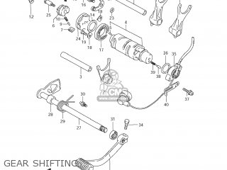 GEAR SHIFTING - VS800 BOULEVARD S50 2008 (K8) CALIFORNIA (E33)