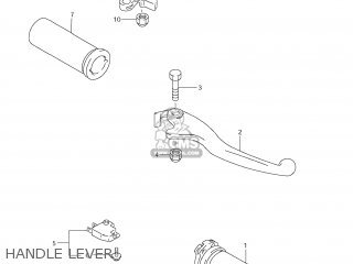 HANDLE LEVER - VS800 BOULEVARD S50 2008 (K8) CALIFORNIA (E33)