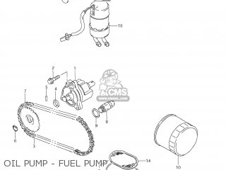 OIL PUMP - FUEL PUMP - VS800 BOULEVARD S50 2008 (K8) CALIFORNIA (E33)