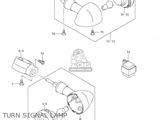 TURN SIGNAL LAMP - VS800 BOULEVARD S50 2008 (K8) CALIFORNIA (E33)
