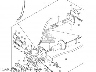 CARBURETOR (FRONT) - VS800 BOULEVARD S50 2009 (K9) CALIFORNIA (E33)