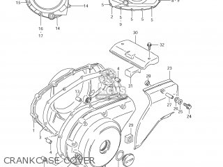 CRANKCASE COVER - VS800 BOULEVARD S50 2009 (K9) CALIFORNIA (E33)