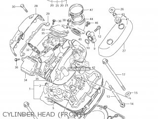 CYLINDER HEAD (FRONT) - VS800 BOULEVARD S50 2009 (K9) CALIFORNIA (E33)