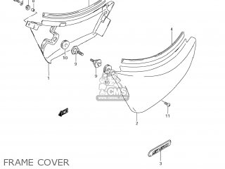 FRAME COVER - VS800 BOULEVARD S50 2009 (K9) CALIFORNIA (E33)