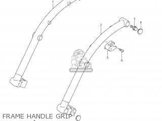 FRAME HANDLE GRIP - VS800 BOULEVARD S50 2009 (K9) CALIFORNIA (E33)
