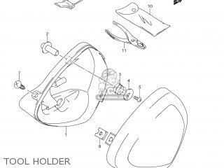 TOOL HOLDER - VS800 BOULEVARD S50 2009 (K9) CALIFORNIA (E33)
