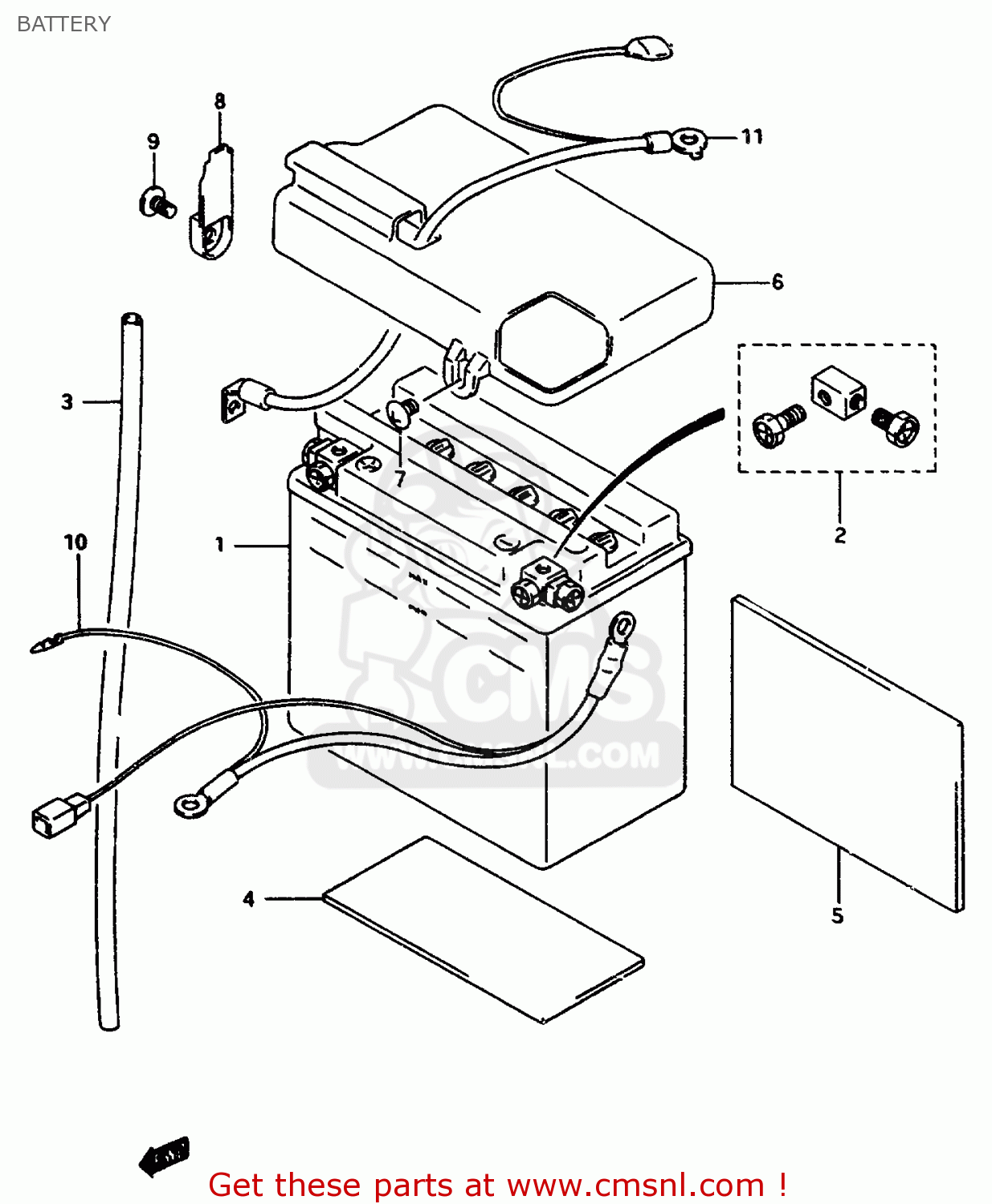 BATTERY VS800GL 1992 (N) (E01 E02 E04 E16 E17 E18 E21 E22 E25 E34 39 53)