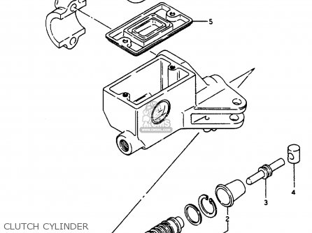 CLUTCH CYLINDER - VS800GL 1992 (N) (E01 E02 E04 E16 E17 E18 E21 E22 E25 E34 39 53)