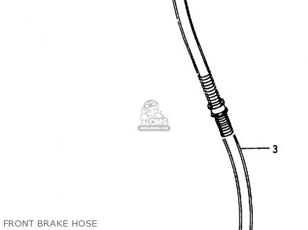 FRONT BRAKE HOSE - VS800GL 1993 (P) (E02 E04 E17 E18 E21 E22 E25 E34 E53)