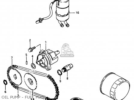 OIL PUMP - FUEL PUMP - VS800GL 1994 (R) (E02 E04 E17 E18 E21 E22 E25 E34 E53)