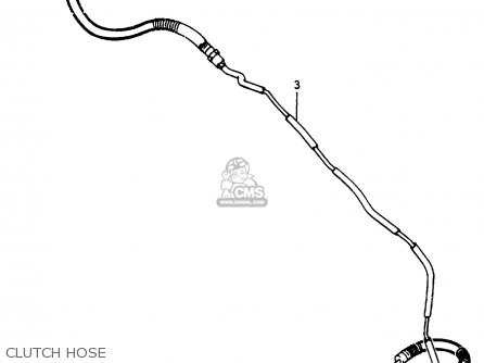 CLUTCH HOSE - VS800GL 1994 (R) (E02 E04 E17 E18 E21 E22 E25 E34 E53)