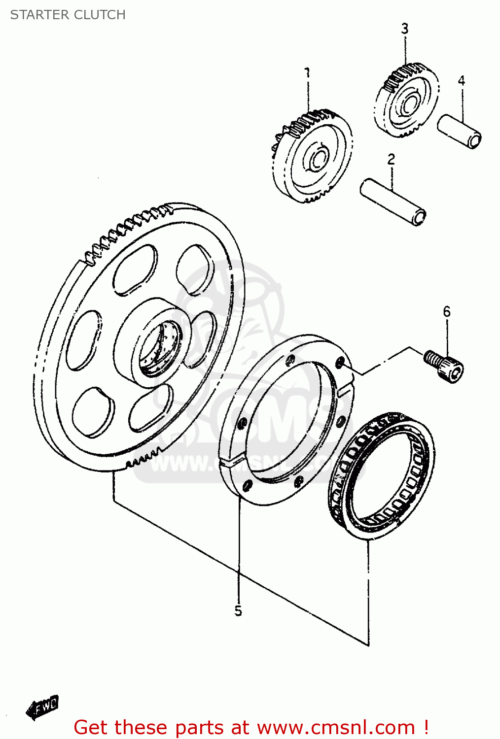 STARTER CLUTCH VS800GL 1996 (T) (E02 E04 E17 E18 E22 E25 E34 E37)