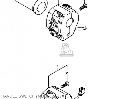 HANDLE SWITCH (MODEL S/T/V) - VS800GL 1997 (V) (E02 E04 E17 E18 E22 E25 E34)