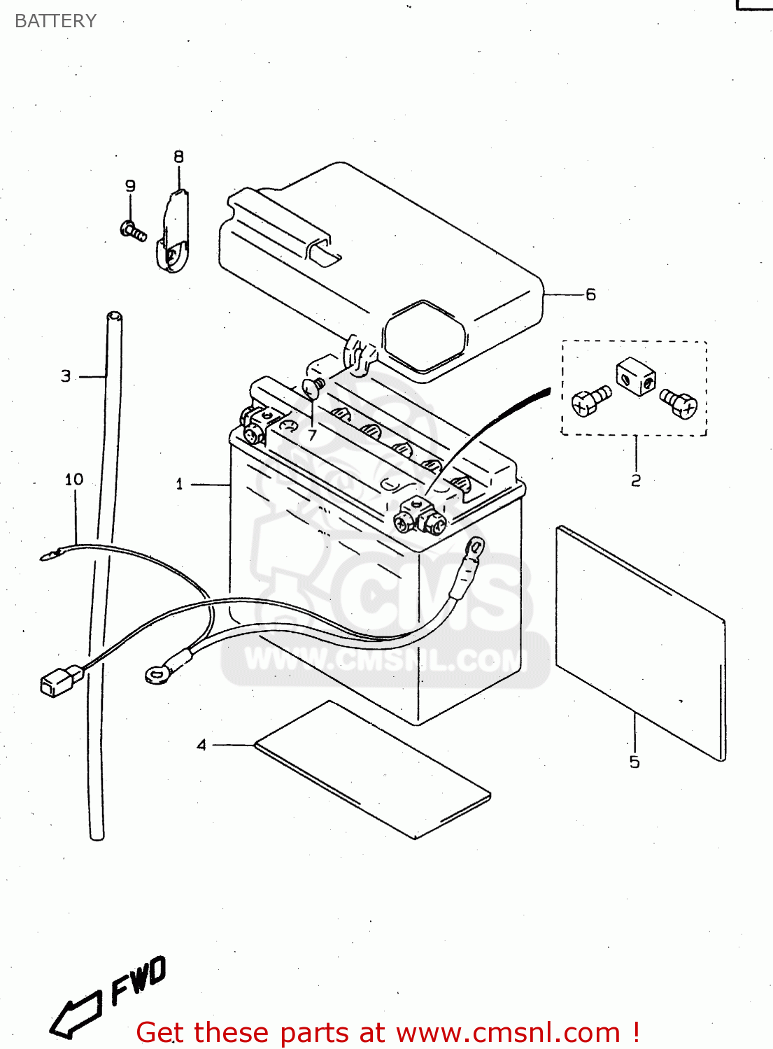 BATTERY VS800GL 1998 (W) (E02 E04 E17 E18 E22 E25 E34)