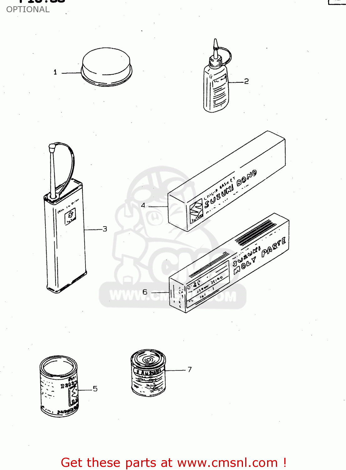 OPTIONAL VS800GL 1998 (W) (E02 E04 E17 E18 E22 E25 E34)