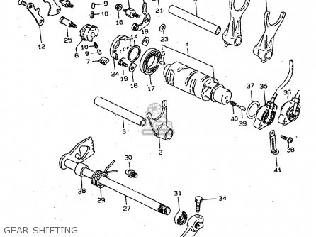 GEAR SHIFTING - VS800GL 1998 (W) (E02 E04 E17 E18 E22 E25 E34)