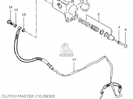 CLUTCH MASTER CYLINDER - VS800GL 1998 (W) (E02 E04 E17 E18 E22 E25 E34)