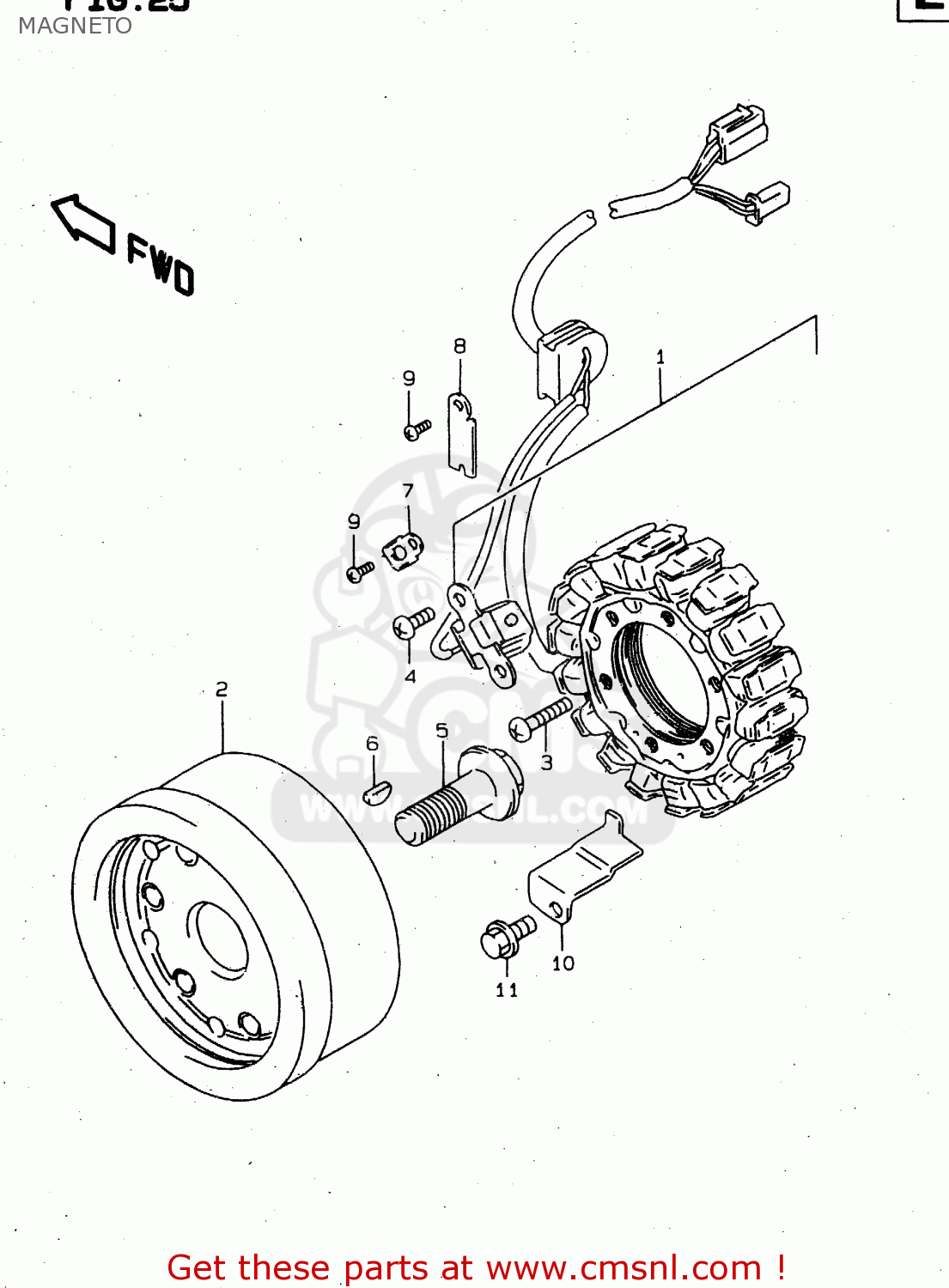 MAGNETO VS800GL 1999 (X) (E02 E04 E17 E18 E22 E25 E34)