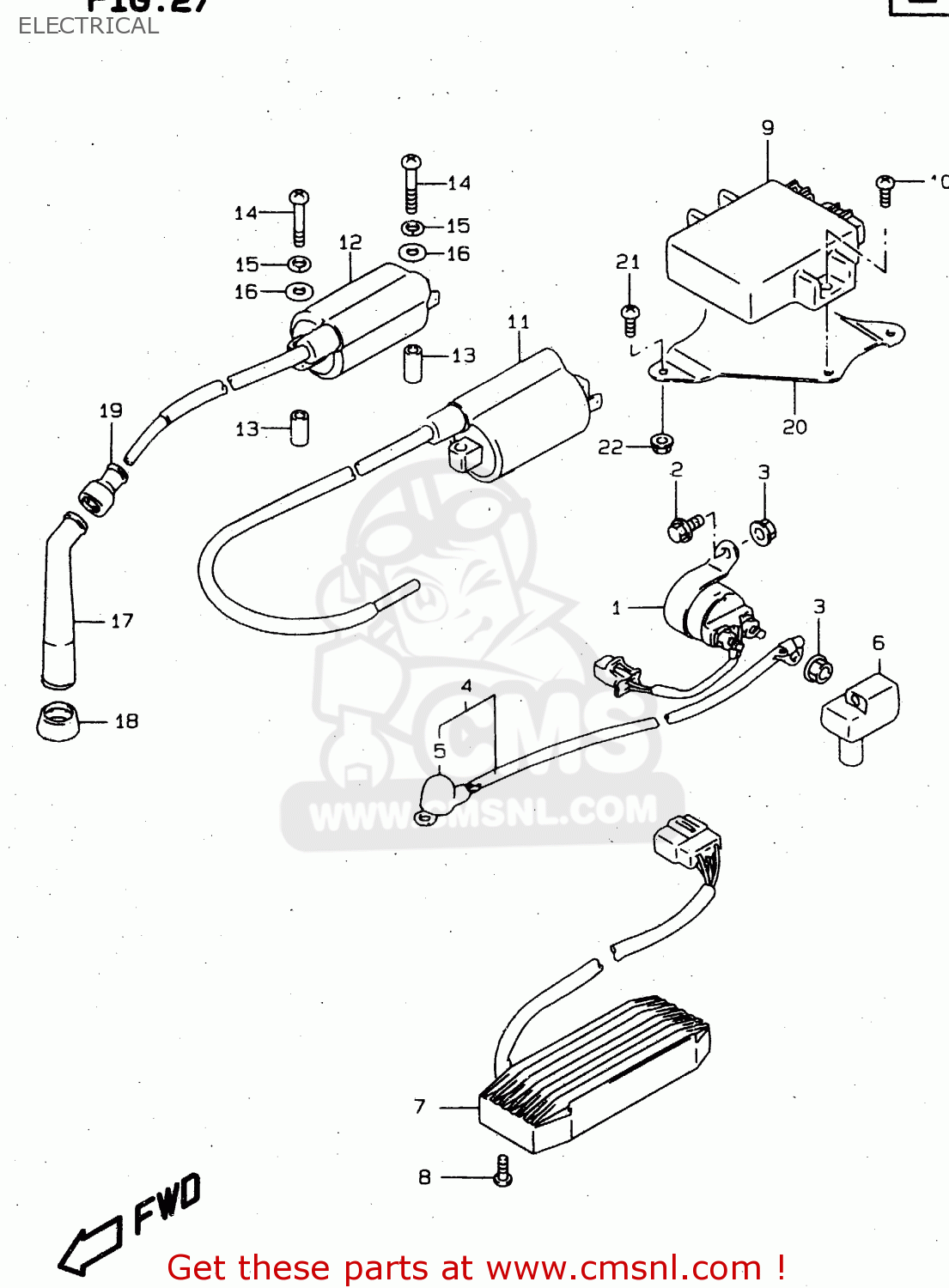 ELECTRICAL VS800GL 1999 (X) (E02 E04 E17 E18 E22 E25 E34)