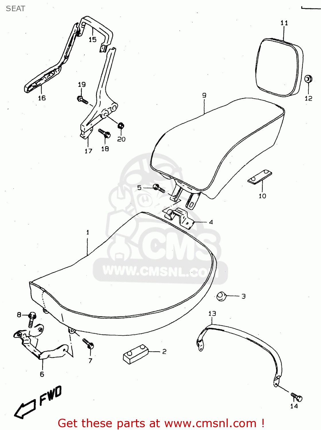SEAT VS800GL 1999 (X) (E02 E04 E17 E18 E22 E25 E34)