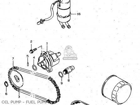 OIL PUMP - FUEL PUMP - VS800GL 1999 (X) (E02 E04 E17 E18 E22 E25 E34)