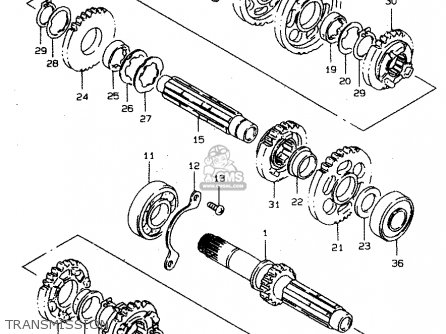 TRANSMISSION - VS800GL 1999 (X) (E02 E04 E17 E18 E22 E25 E34)