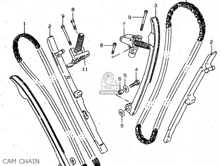 CAM CHAIN - VS800GL 1999 (X) (E02 E04 E17 E18 E22 E25 E34)