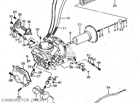CARBURETOR (FRONT) - VS800GL 2000 (Y) (E02 E04 E17 E18 E22 E25 E34)