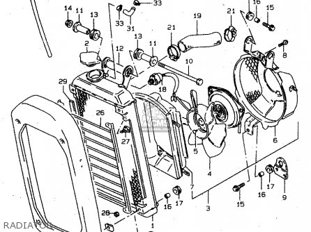 RADIATOR - VS800GL 2000 (Y) (E02 E04 E17 E18 E22 E25 E34)