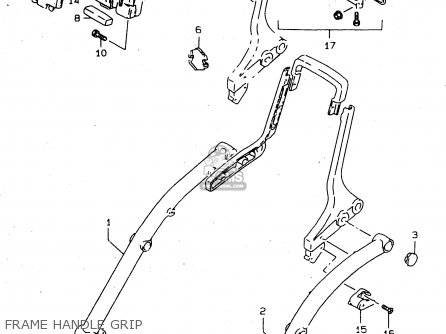 FRAME HANDLE GRIP - VS800GL 2000 (Y) (E02 E04 E17 E18 E22 E25 E34)