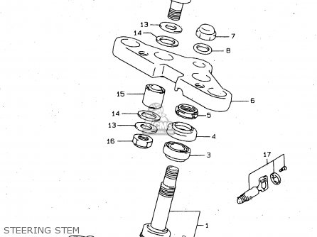 STEERING STEM - VS800GL 2000 (Y) (E02 E04 E17 E18 E22 E25 E34)