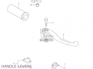 HANDLE LEVER - VS800GL BOULEVARD S50 2005 (K5) CALIFORNIA (E33)