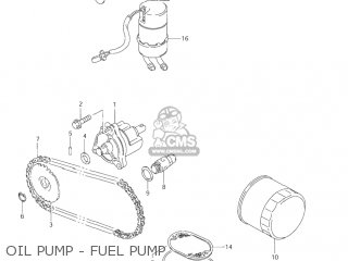 OIL PUMP - FUEL PUMP - VS800GL BOULEVARD S50 2005 (K5) CALIFORNIA (E33)