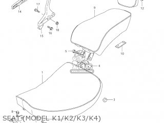 SEAT (MODEL K1/K2/K3/K4) - VS800GL BOULEVARD S50 2005 (K5) CALIFORNIA (E33)