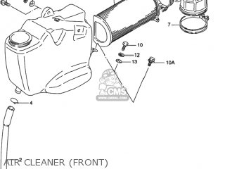 AIR CLEANER (FRONT) - VS800GL INTRUDER 1992 (N) USA (E03)