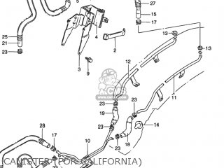 CANISTER (FOR CALIFORNIA) - VS800GL INTRUDER 1992 (N) USA (E03)